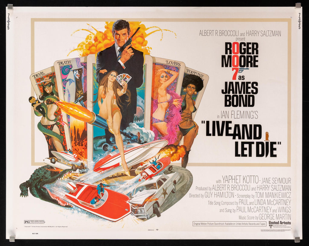 Live and Let Die Original Vintage Movie Poster