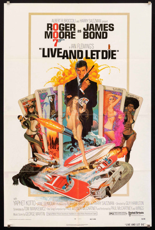 Live and Let Die Original Vintage Movie Poster