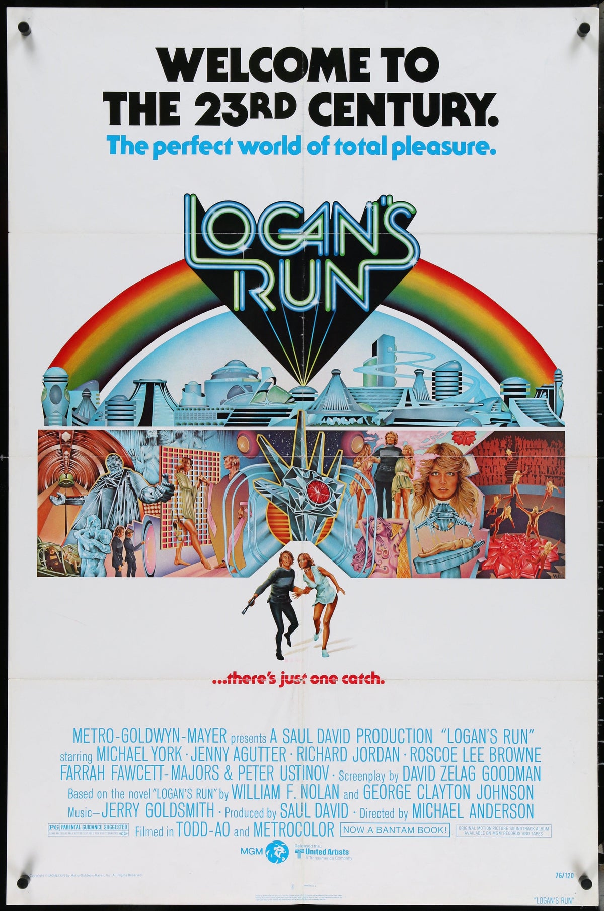 Logan&#39;s Run 1 Sheet (27x41) Original Vintage Movie Poster