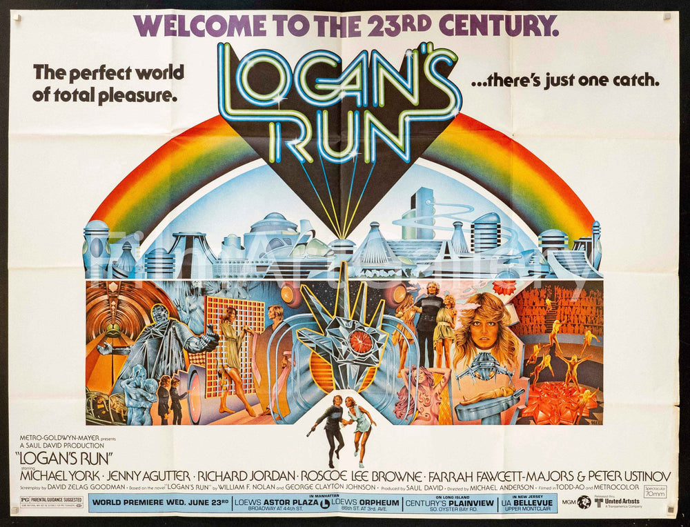 Logan's Run Original Vintage Movie Poster