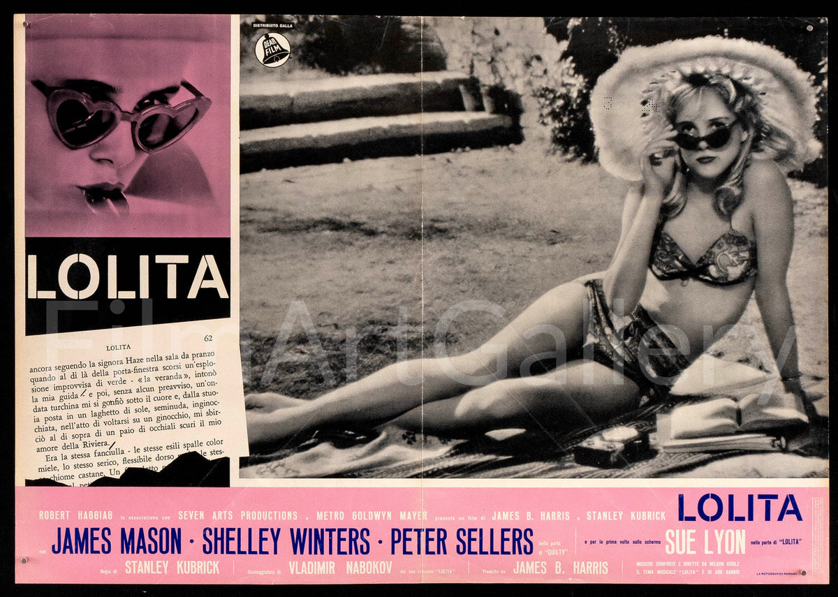 Lolita Italian Photobusta (18x26) Original Vintage Movie Poster