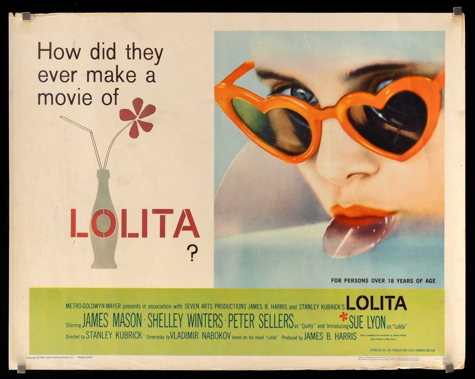 Lolita Original Vintage Movie Poster