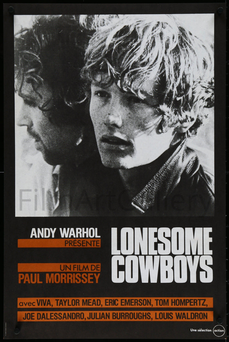 Lonesome Cowboys French small (23x32) Original Vintage Movie Poster