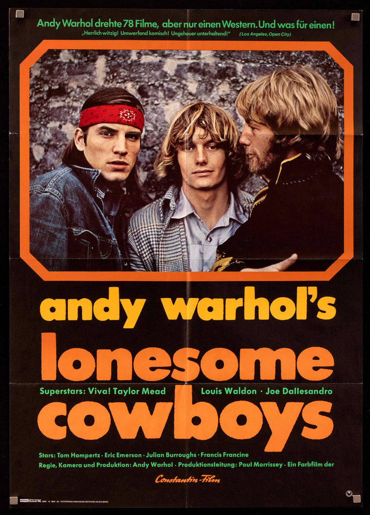 Lonesome Cowboys Original Vintage Movie Poster