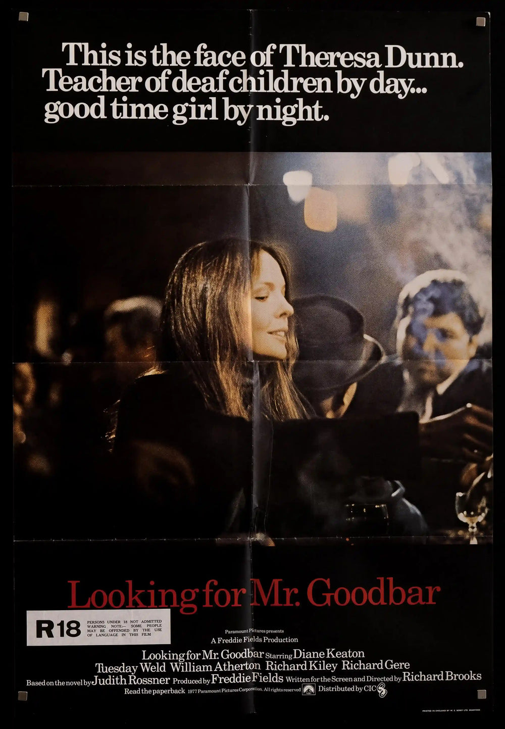 Looking for Mr. Goodbar Original Vintage Movie Poster
