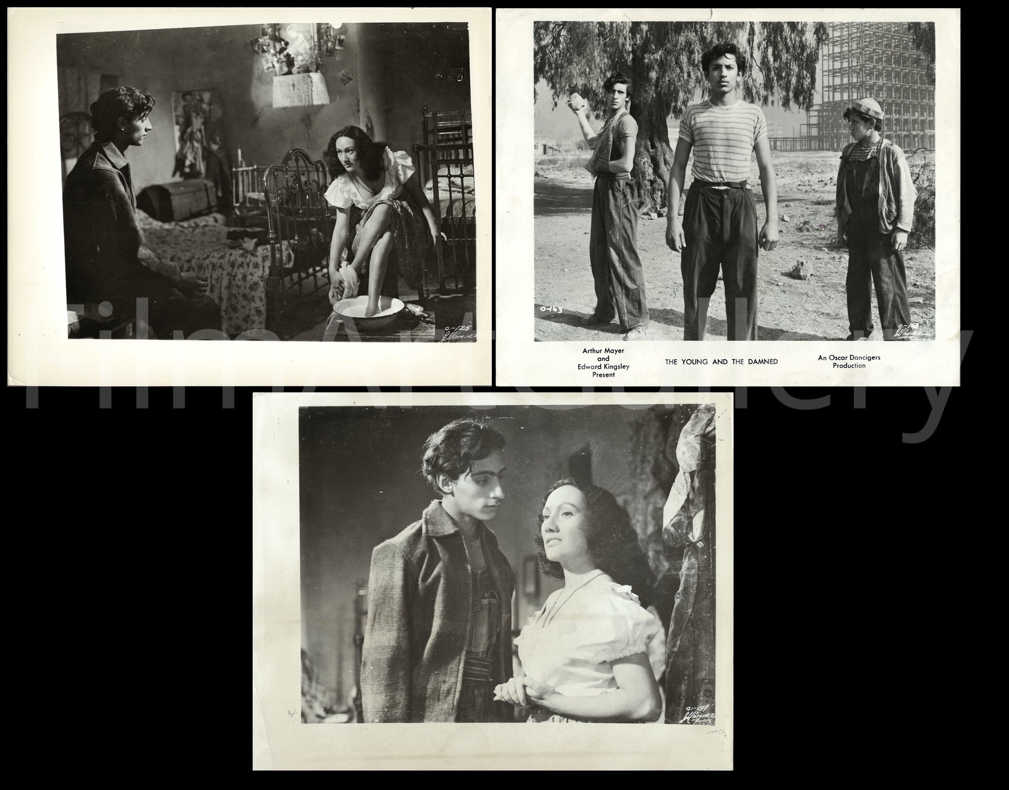Los Olvidados 3-8x10 Original Vintage Movie Poster