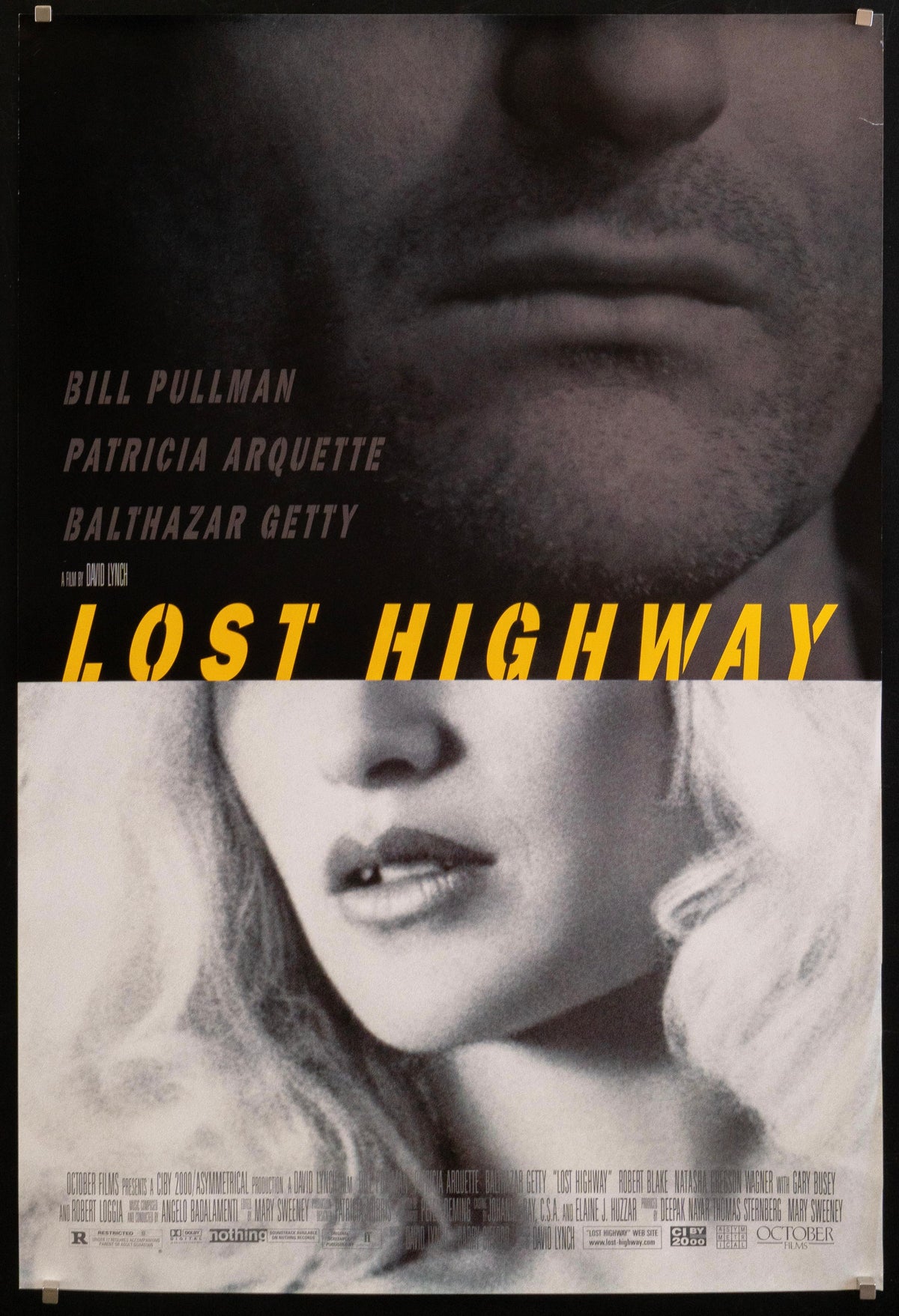 Lost Highway Original Vintage Movie Poster