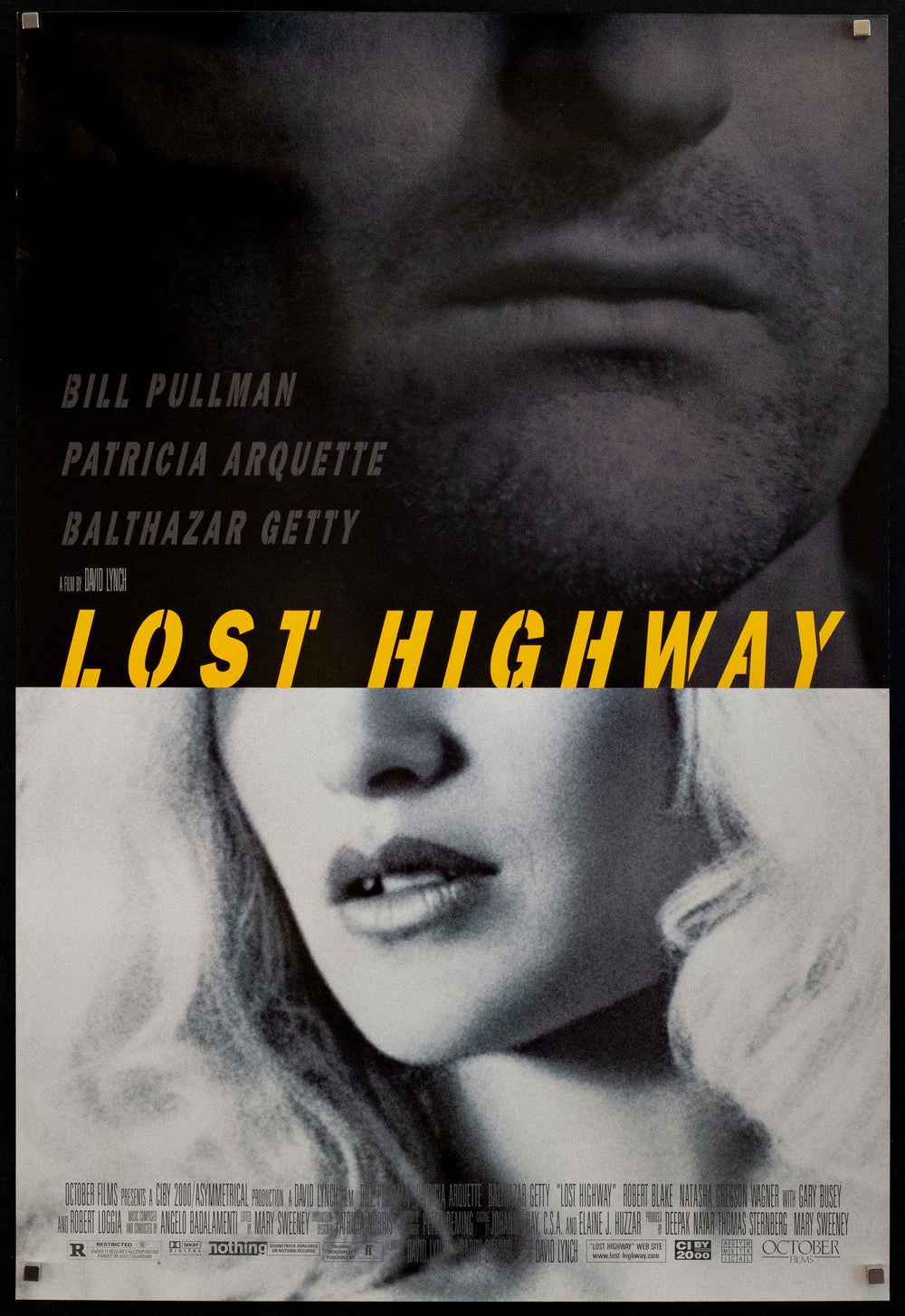 Lost Highway Original Vintage Movie Poster