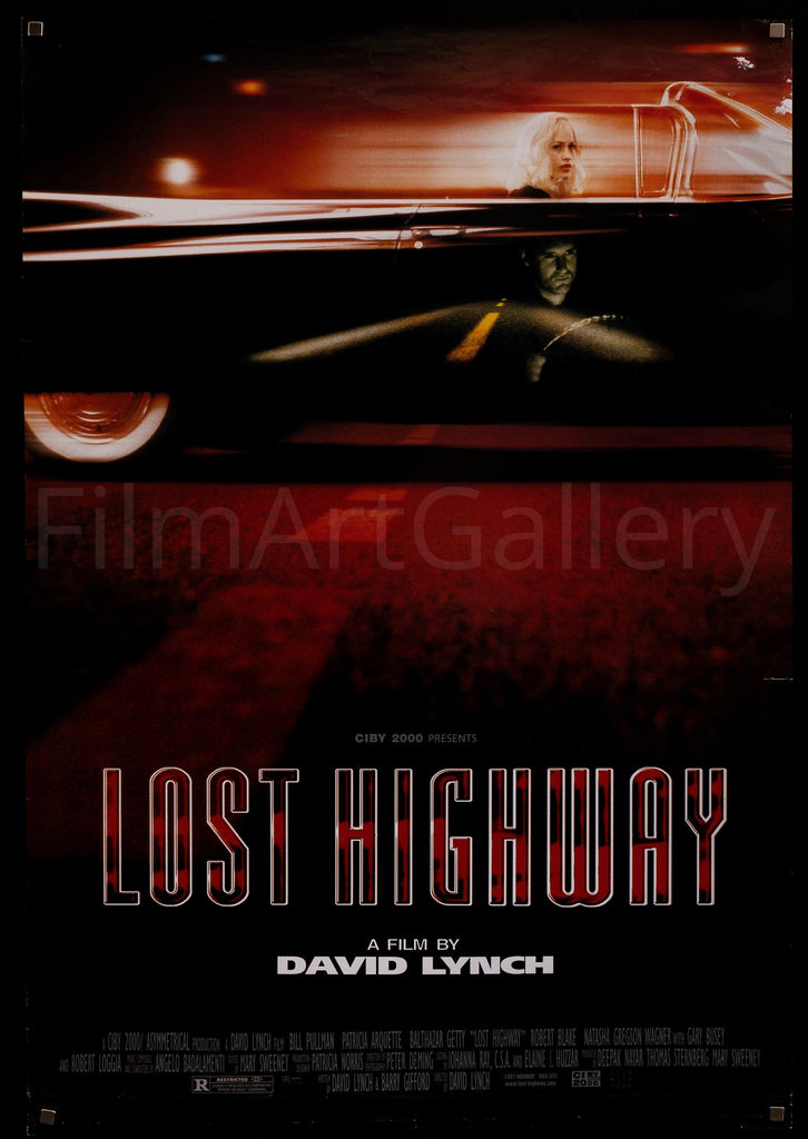 Lost Highway Original Vintage Movie Poster