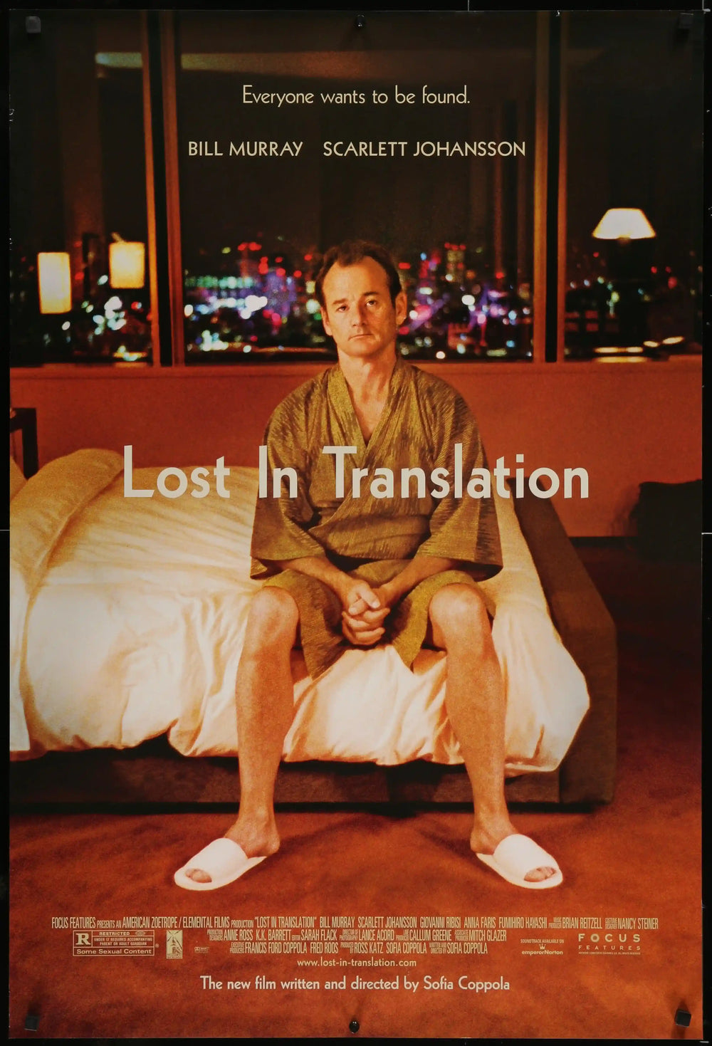 Lost In Translation Original Vintage Movie Poster