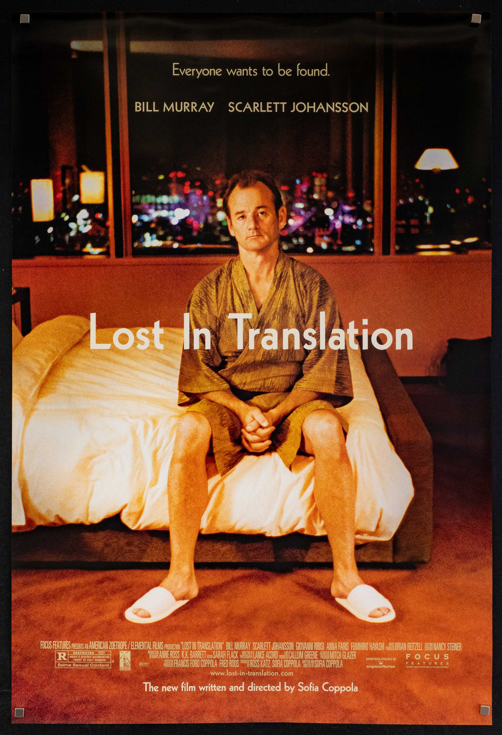 Lost In Translation Original Vintage Movie Poster