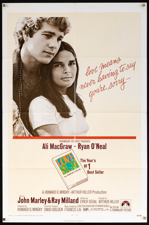 Love Story Original Vintage Movie Poster