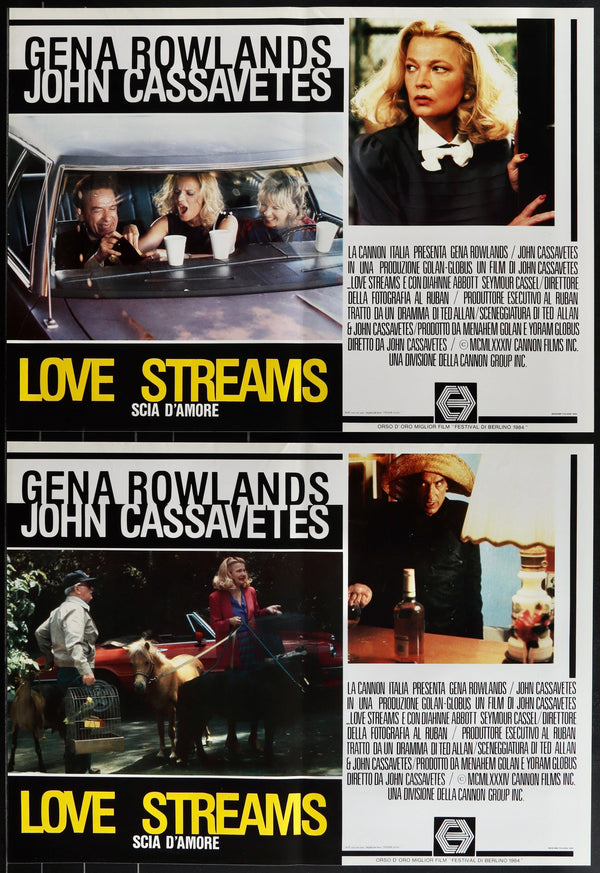 Love Streams Movie Poster 1984 Italian Locandina (13x28)
