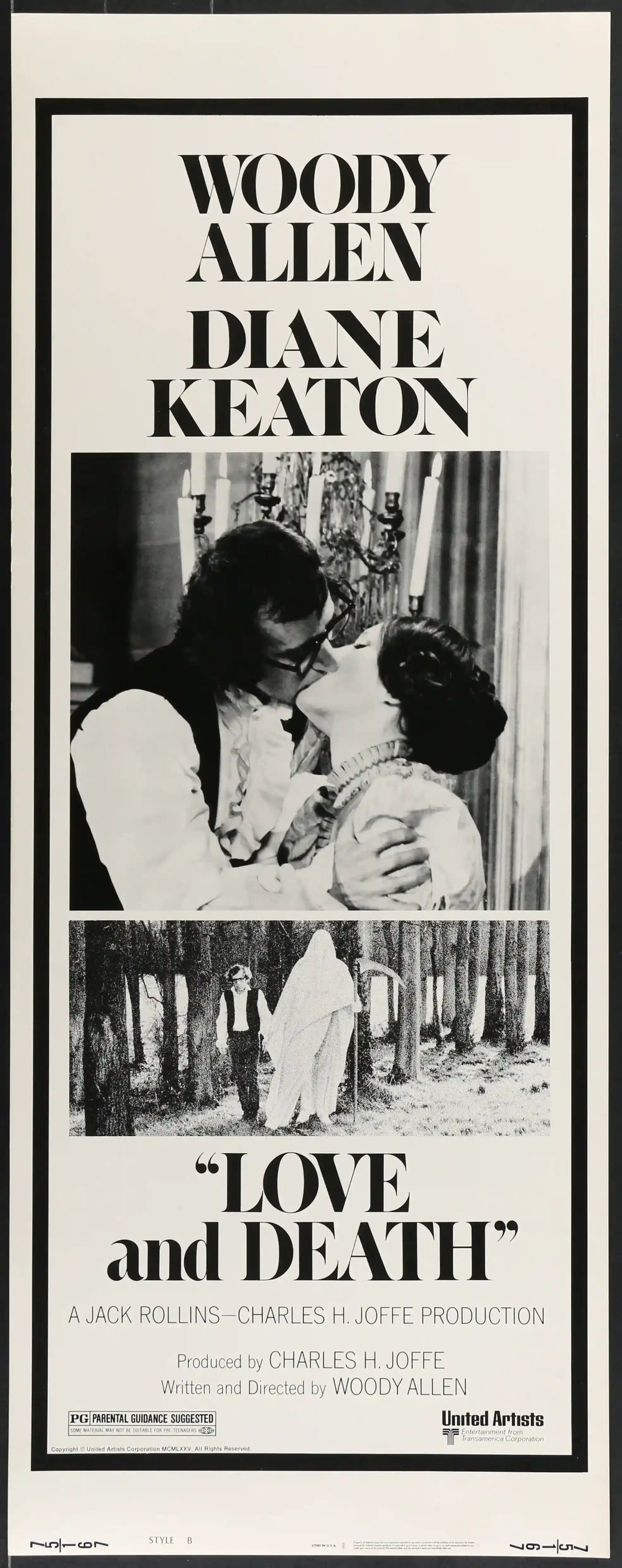 Love and Death Original Vintage Movie Poster
