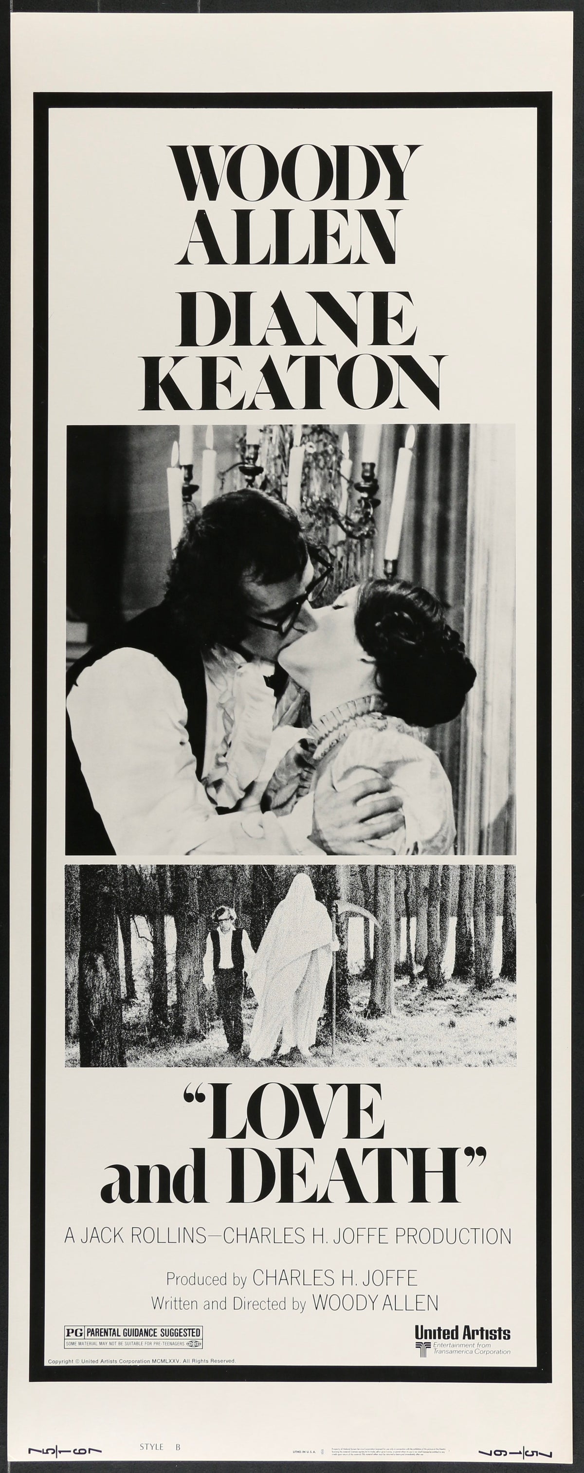 Love and Death Original Vintage Movie Poster