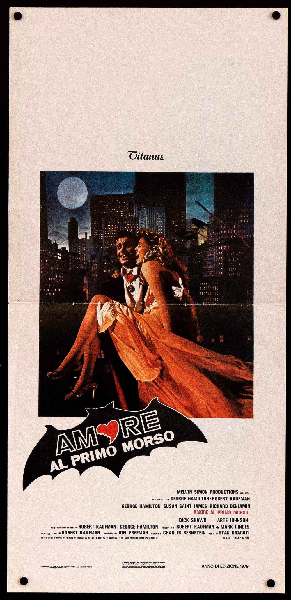 Love at First Bite Original Vintage Movie Poster