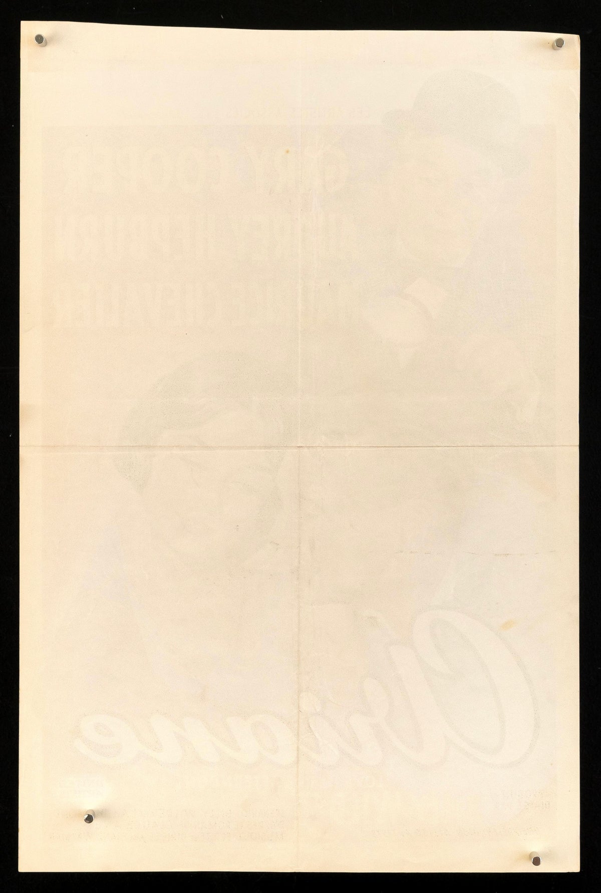Love in the Afternoon Original Vintage Movie Poster
