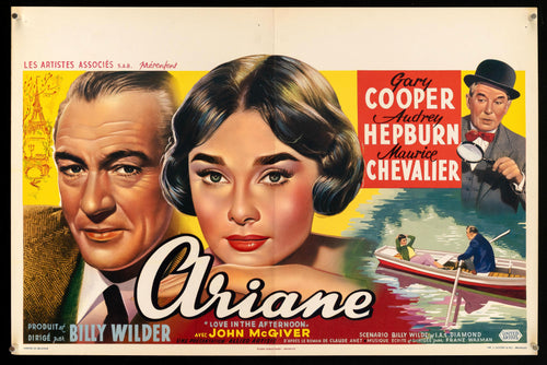 Love in the Afternoon Original Vintage Movie Poster
