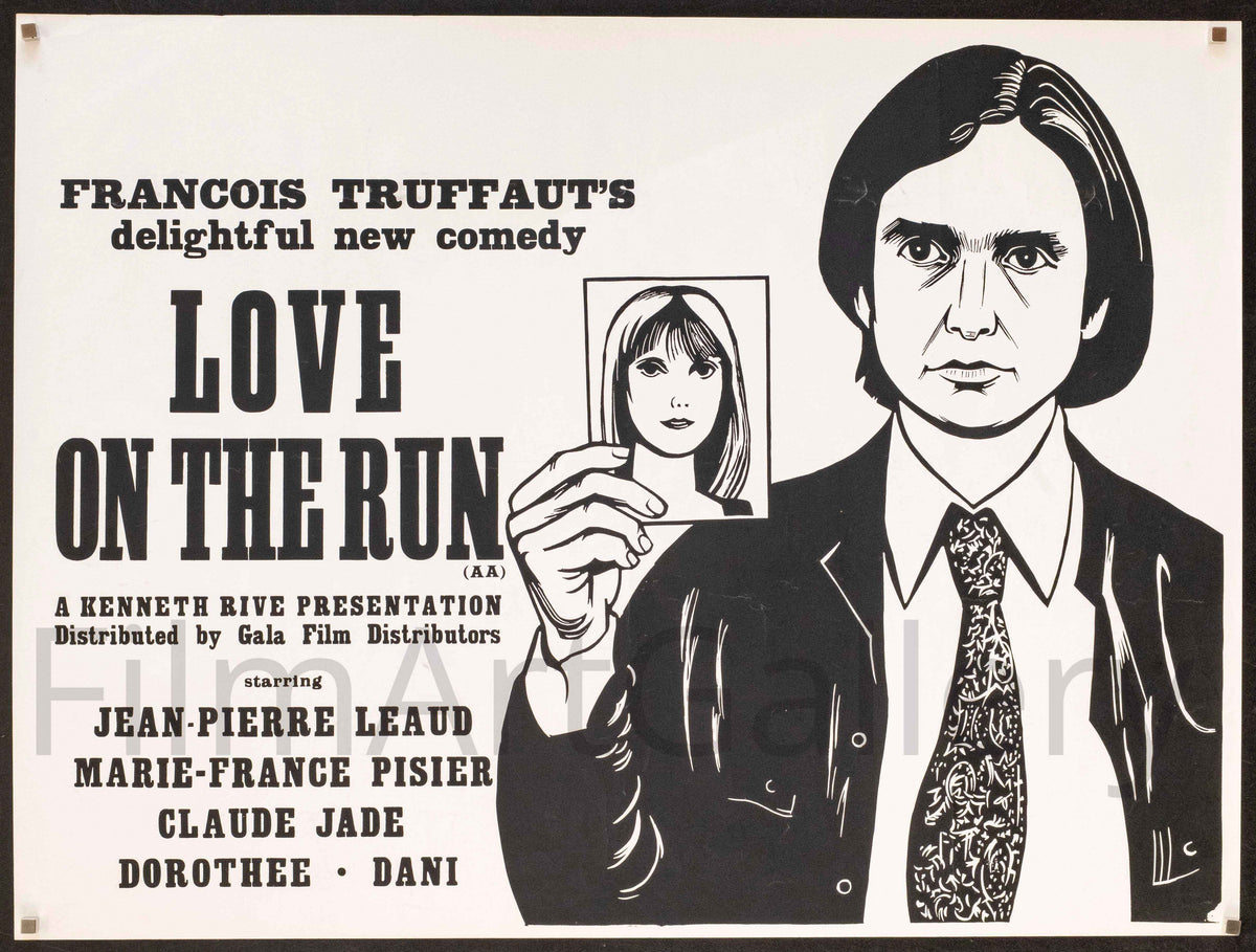 Love on the Run (L'Amour En Fuite) Original Vintage Movie Poster