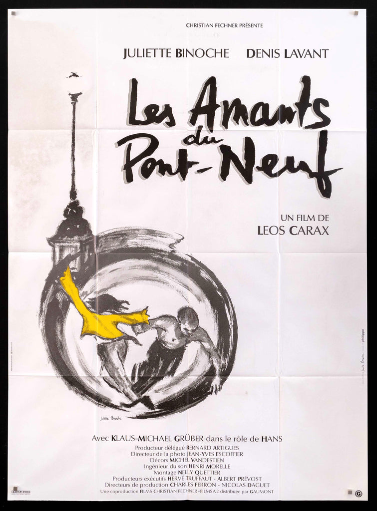 Lovers on the Bridge (Les Amants du Pont Neuf) Movie Poster 1992