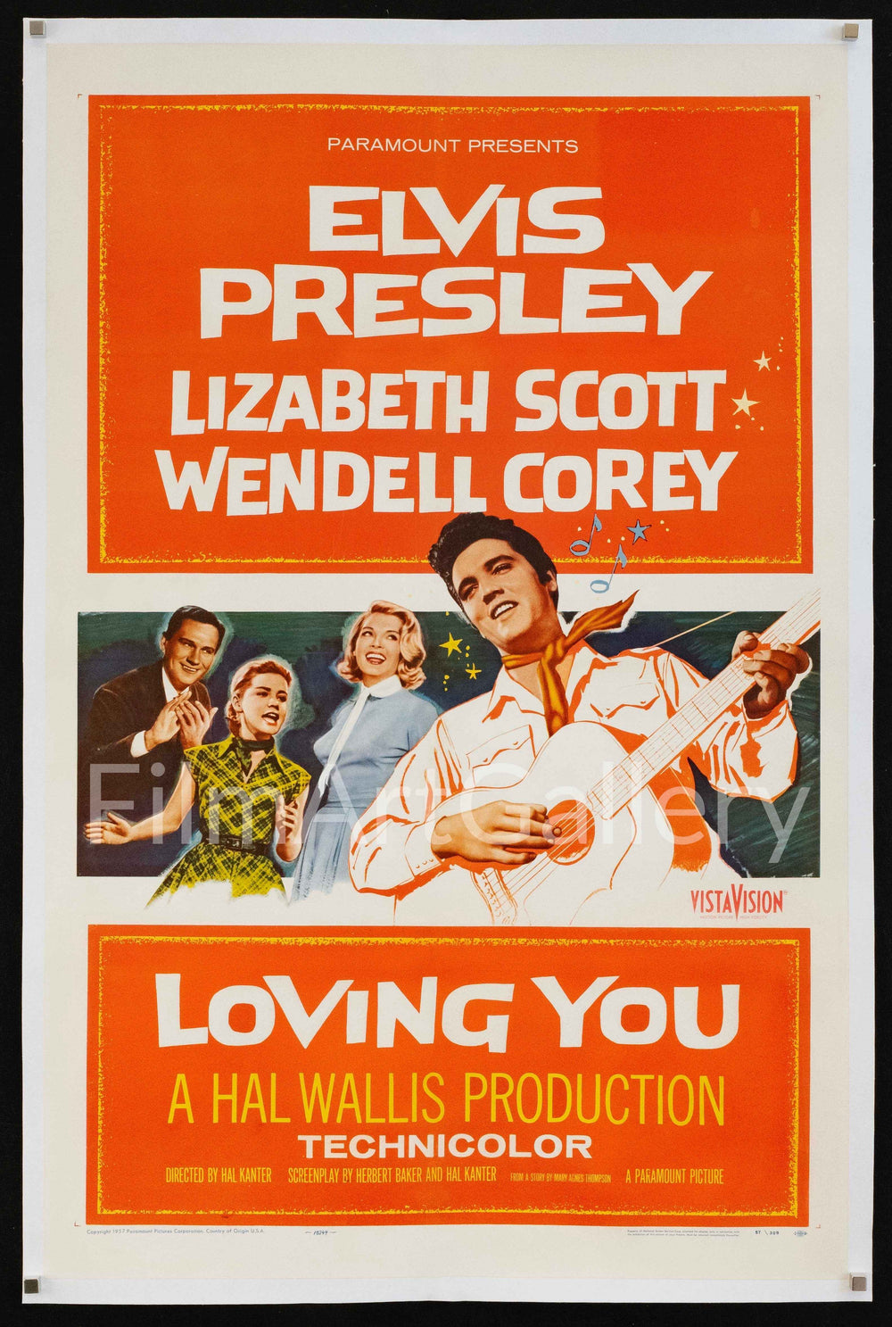 Loving You Original Vintage Movie Poster
