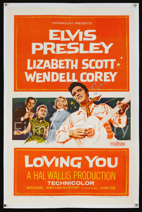 Loving You Original Vintage Movie Poster
