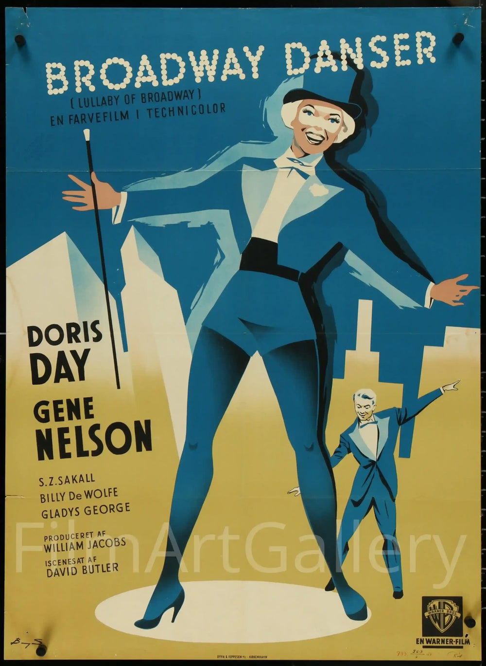 Lullaby of Broadway Original Vintage Movie Poster
