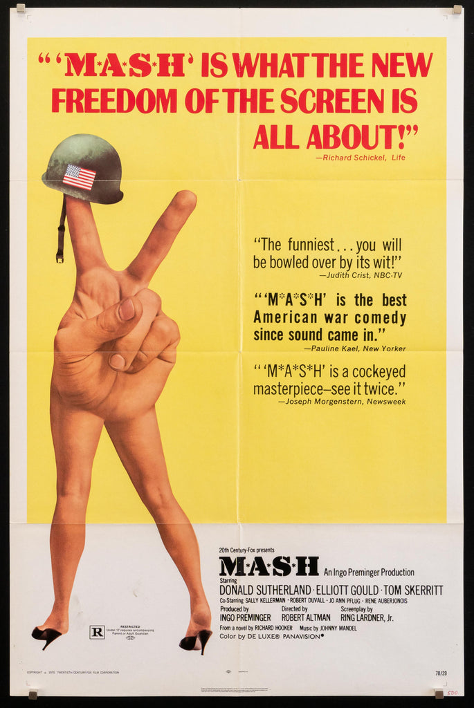 MASH Movie Poster 1970 1 Sheet (27x41)