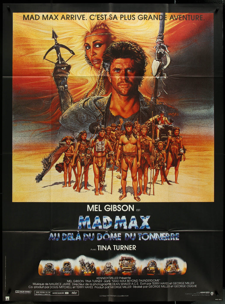Mad Max Beyond Thunderdome Original Vintage Movie Poster