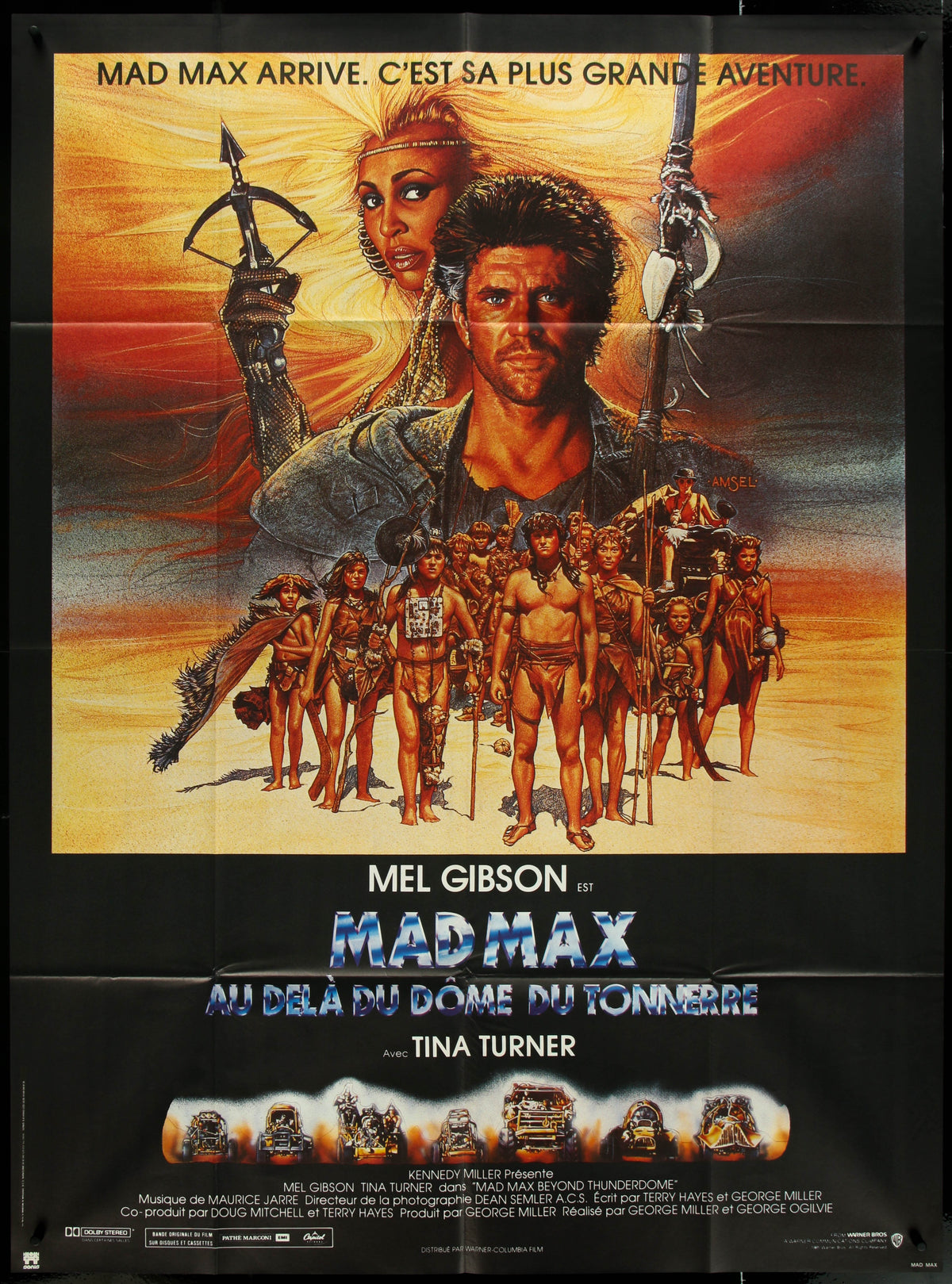 Mad Max Beyond Thunderdome Original Vintage Movie Poster