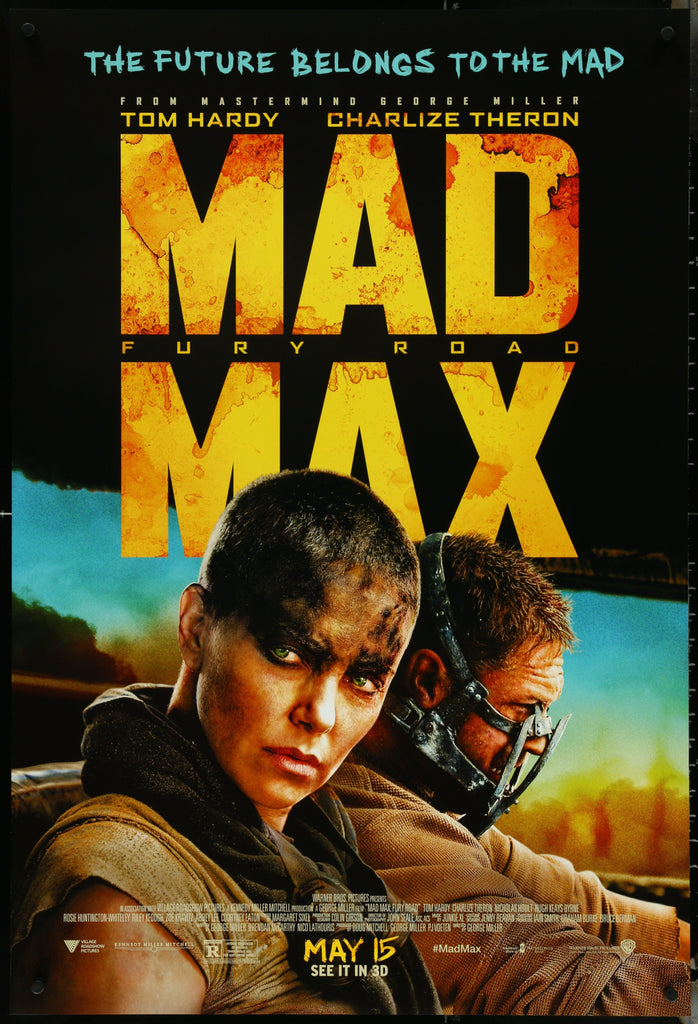 Mad Max: Fury Road 1 Sheet (27x41) Original Vintage Movie Poster