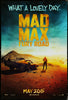 Mad Max: Fury Road 1 Sheet (27x41) Original Vintage Movie Poster