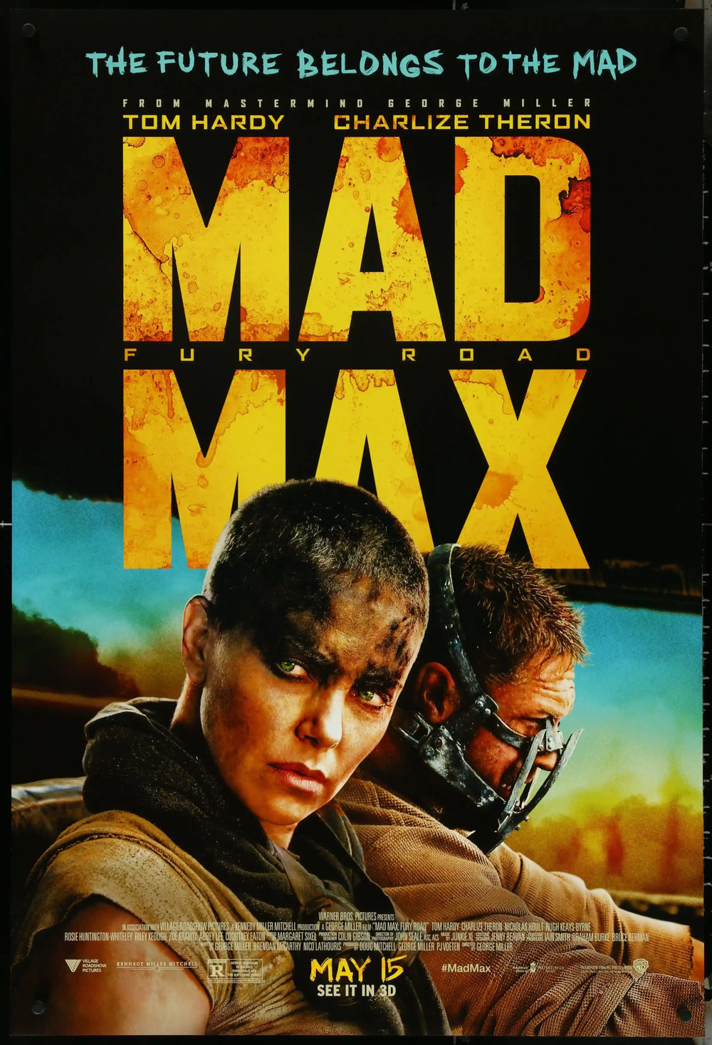 Mad Max: Fury Road Original Vintage Movie Poster