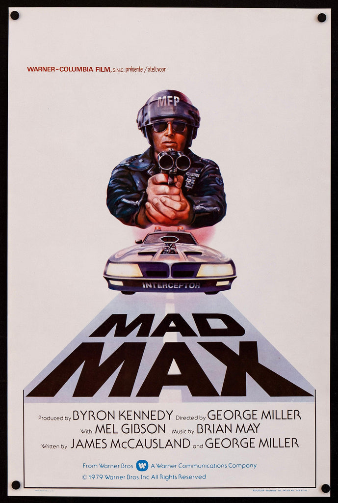 Mad Max Belgian (14x22) Original Vintage Movie Poster