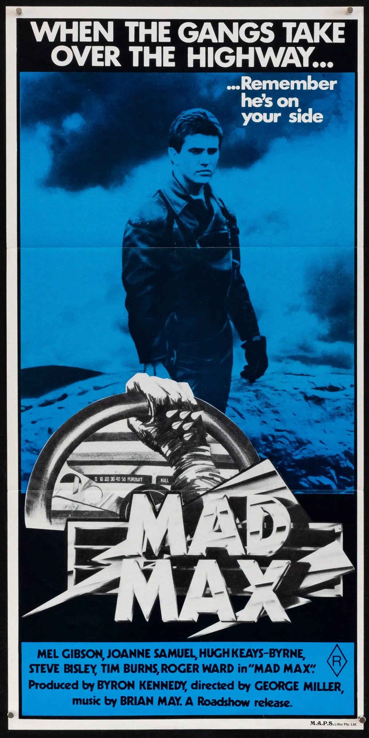 Mad Max Original Vintage Movie Poster