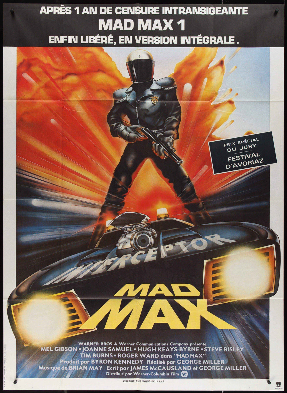 Mad Max Original Vintage Movie Poster