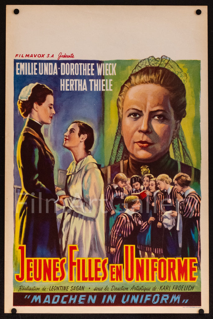 Madchen in Uniform Original Vintage Movie Poster