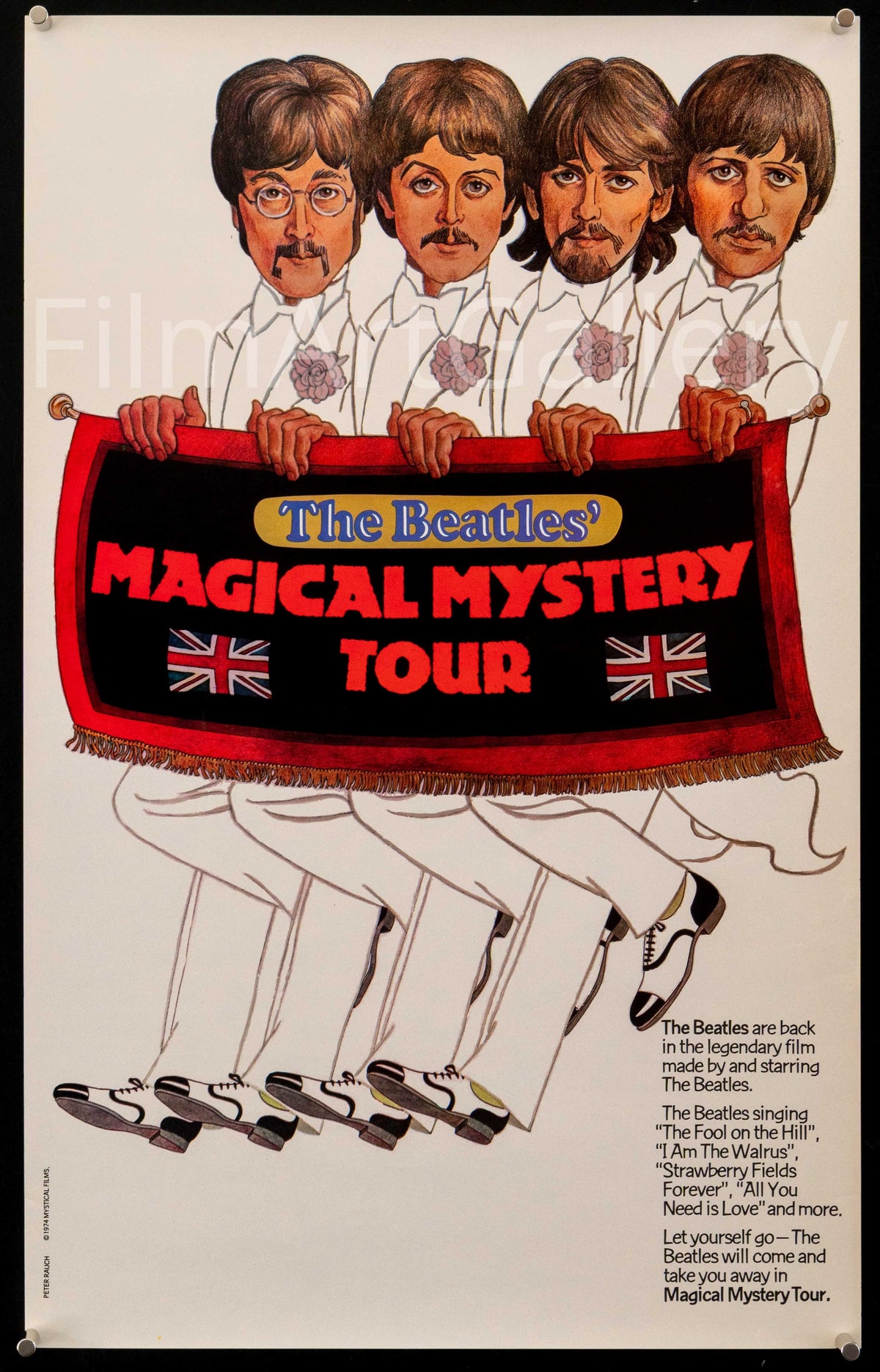 Magical Mystery Tour 11x17 Original Vintage Movie Poster