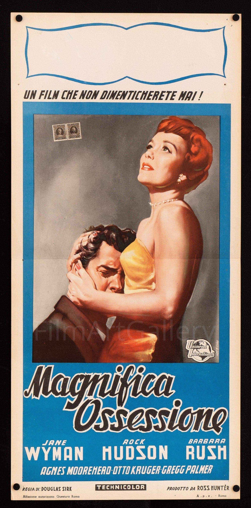Magnificent Obsession Original Vintage Movie Poster