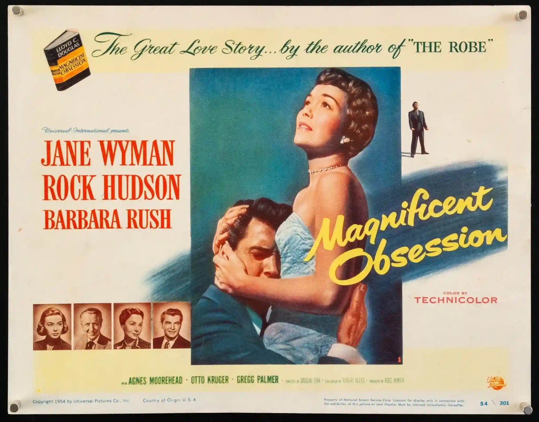 Obsession Retro Magnificent Obsession Lobby Card (11x14)