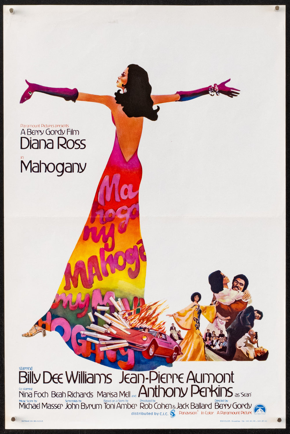 Mahogany Original Vintage Movie Poster
