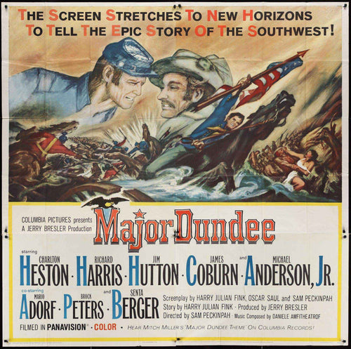Major Dundee Original Vintage Movie Poster