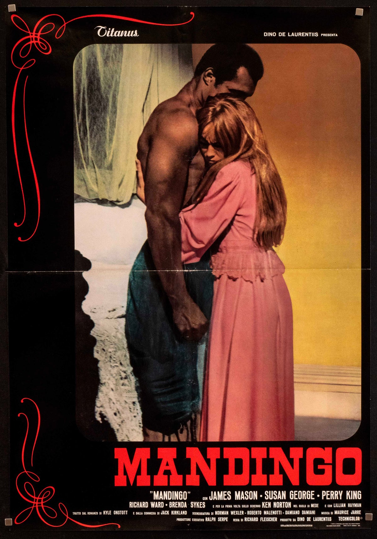 Mandingo Original Vintage Movie Poster