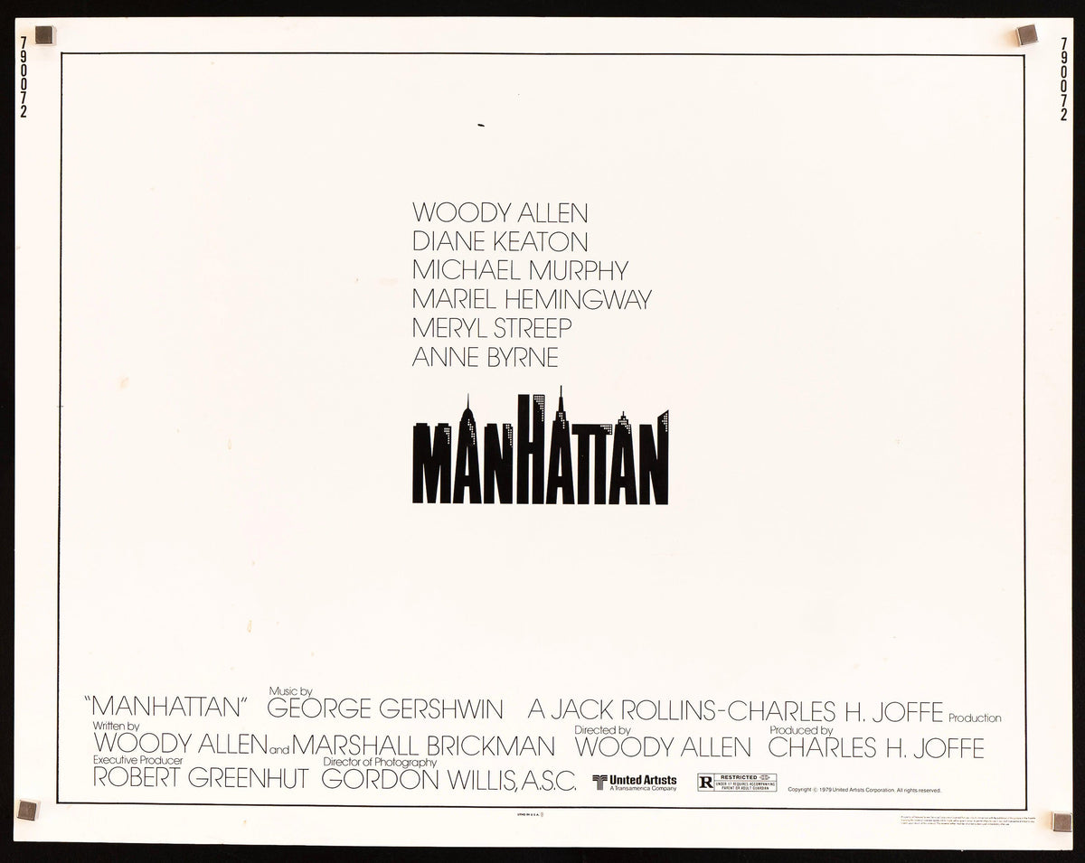 Manhattan Original Vintage Movie Poster