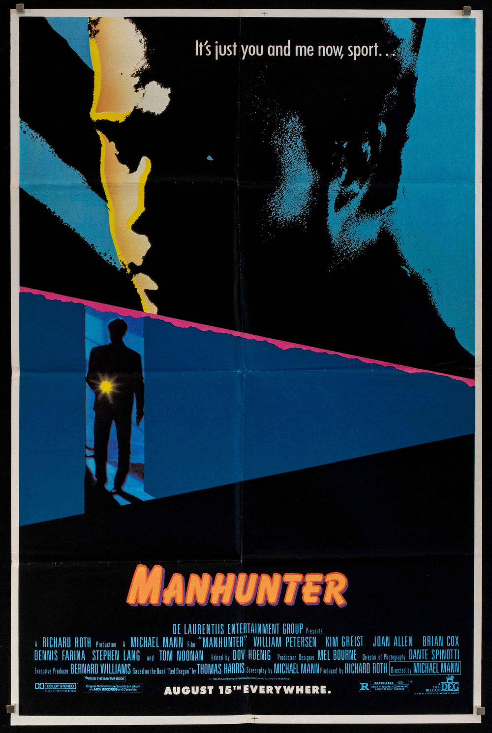Manhunter Original Vintage Movie Poster