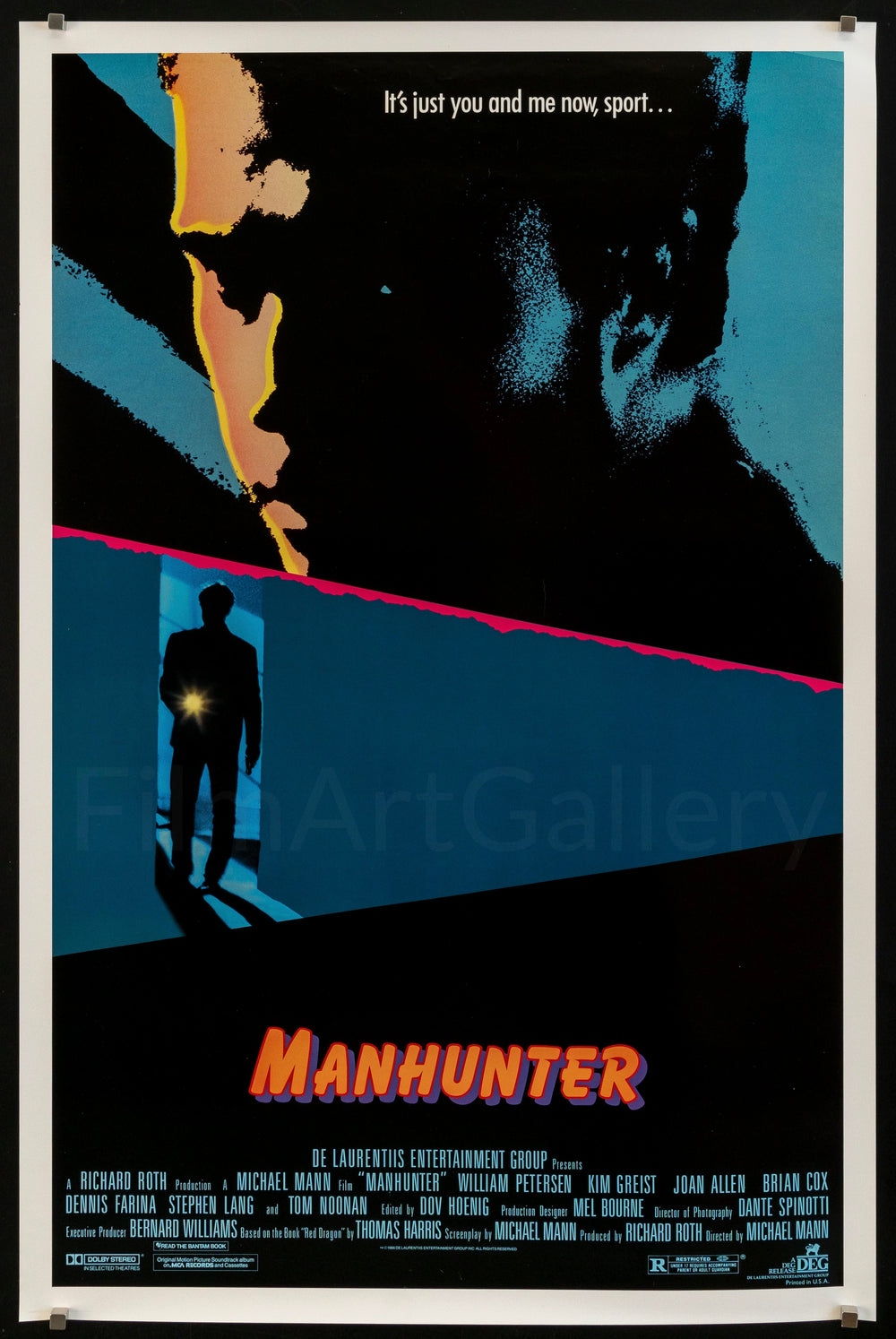 Manhunter Original Vintage Movie Poster
