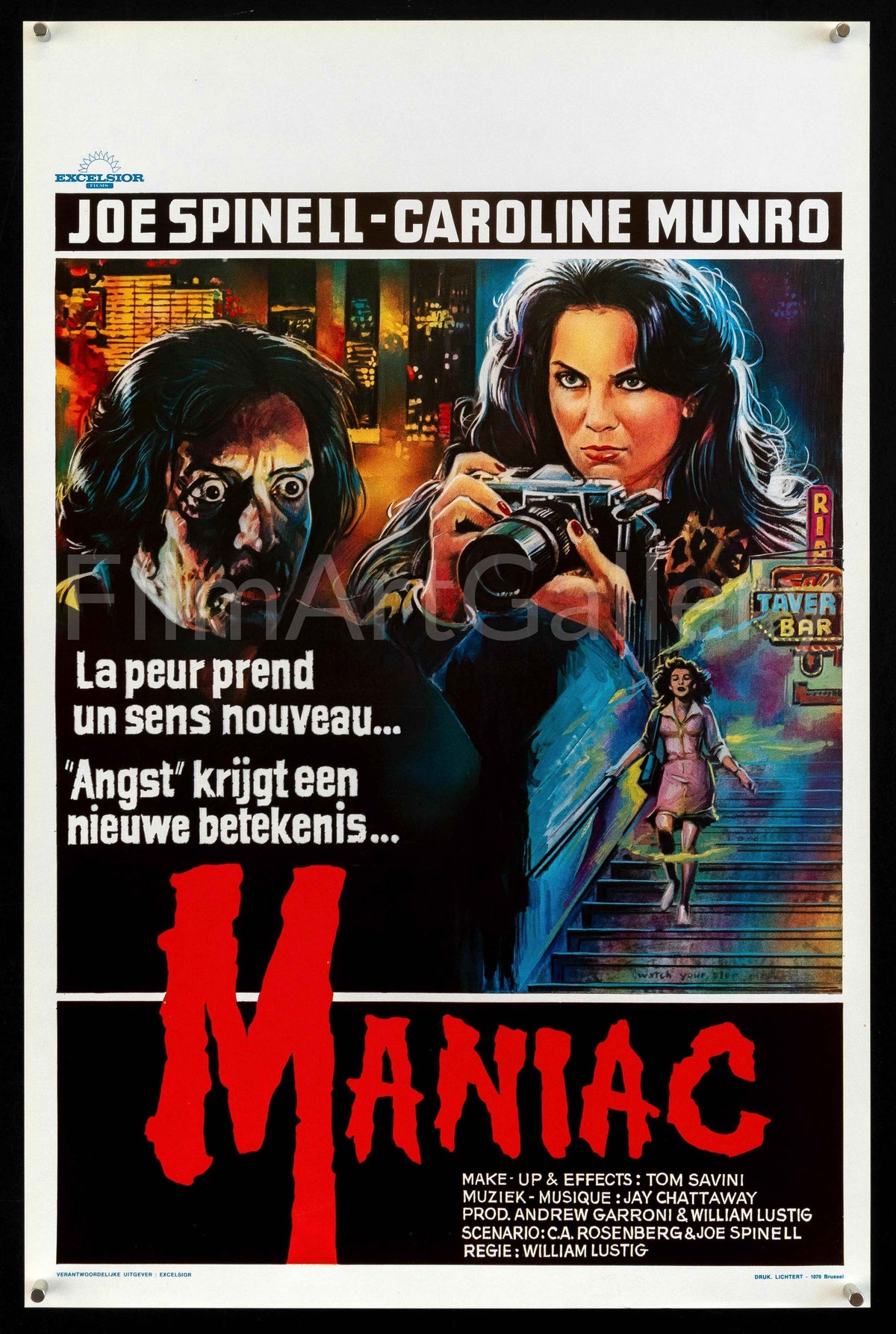 Maniac Original Vintage Movie Poster