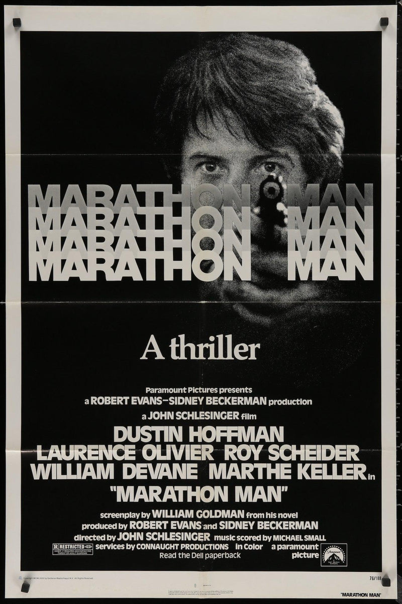 Marathon Man 1 Sheet (27x41) Original Vintage Movie Poster