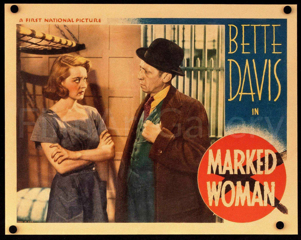 Marked Woman Original Vintage Movie Poster