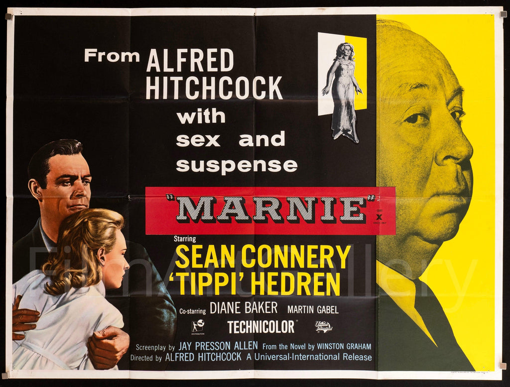 Marnie 1 Sheet (27x41) Original Vintage Movie Poster